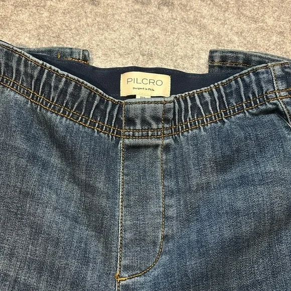 Pilcro Wide Flare Leg Jeans - XXS Small - Denim Medium Color - NWT's - Picture 11 of 14